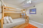 2nd bedroom with twin over full bunks and twin trundle